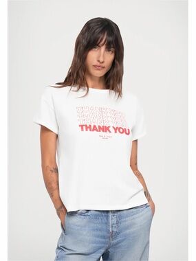 New w/ Tags Rag & Bone Thank You Graphic Shirt sizes XS, Small and Medium